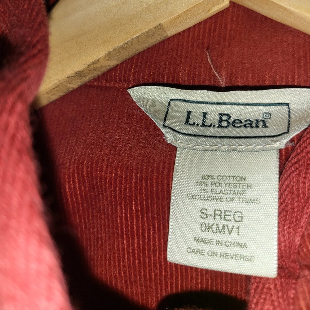 Llbean Corduroy Jacket Rust Color - image 4